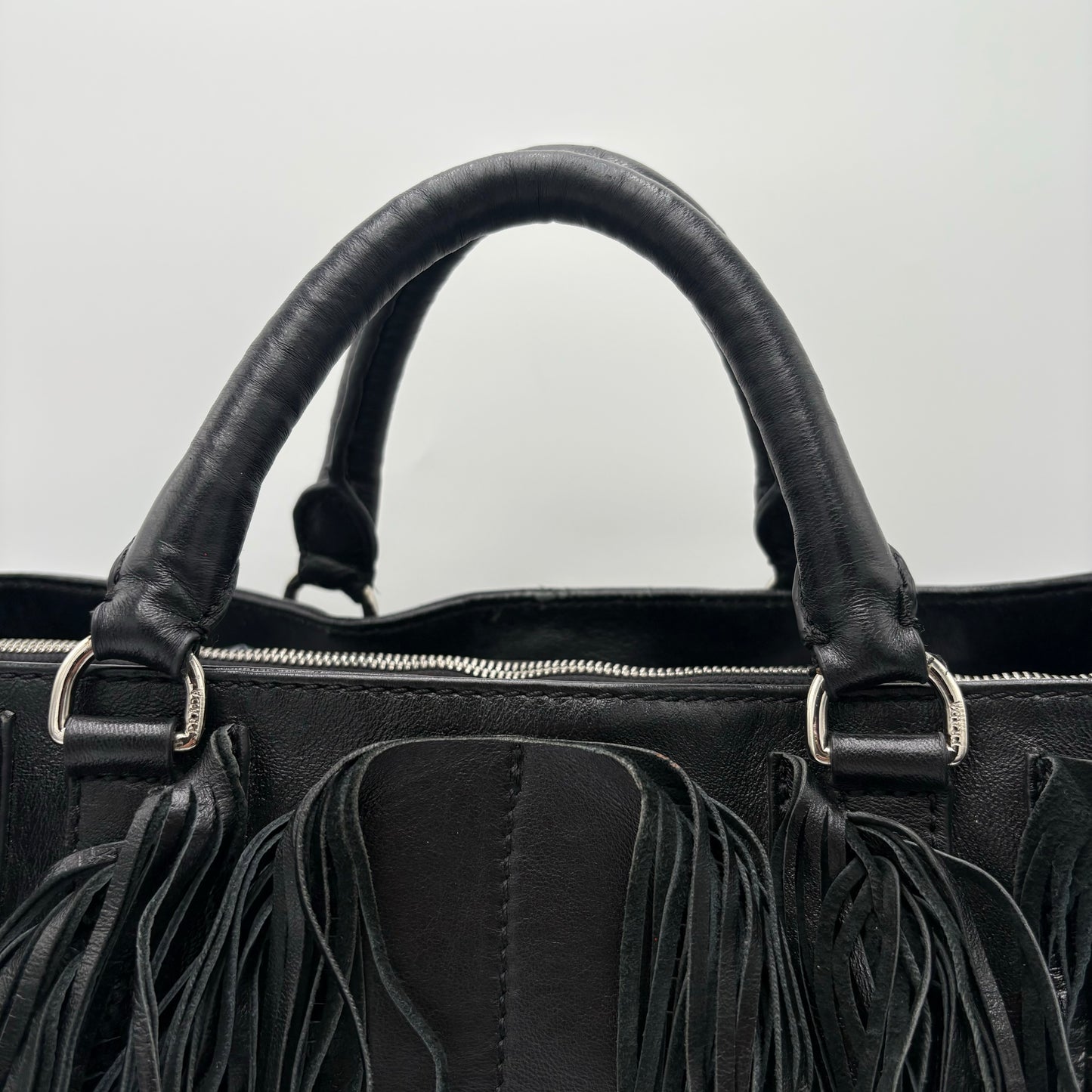 Prada Fringe Top Handle Bag