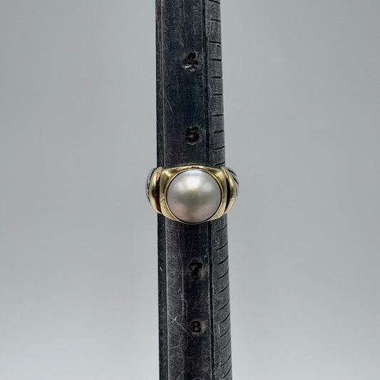 David Yurman Pearl Cable Ring