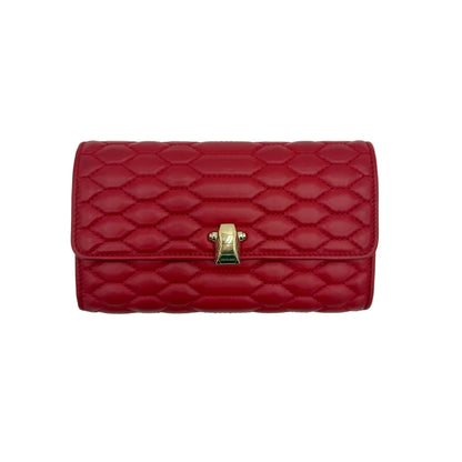 NWT Roberto Cavalli Quilted Continental Wallet