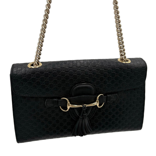 Gucci Guccissima Emily Leather Shoulder Bag