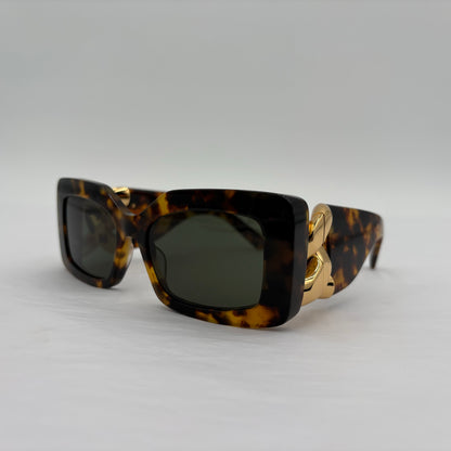 Stella McCartney Tortoise SC400461 Falabella Rectangular Sunglasses