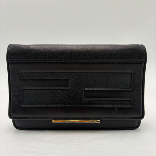 Fendi Vitello Flamingo Tube Wallet On Chain