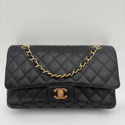 Pre 2008 Chanel Caviar Gold Hardware Double Flap