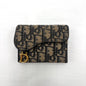 Christian Dior Saddle Jasmine Gusset Card Holder