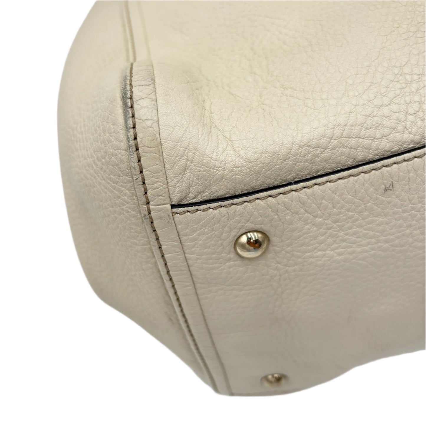 Gucci Soho Hobo Shoulder Bag-Ivory : Large