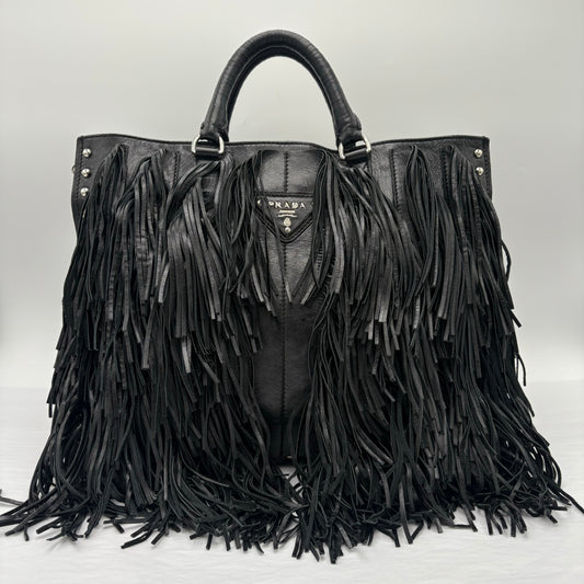 Prada Fringe Top Handle Bag
