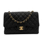 2008 Chanel Single Flap Classic-Black Caviar : Jumbo