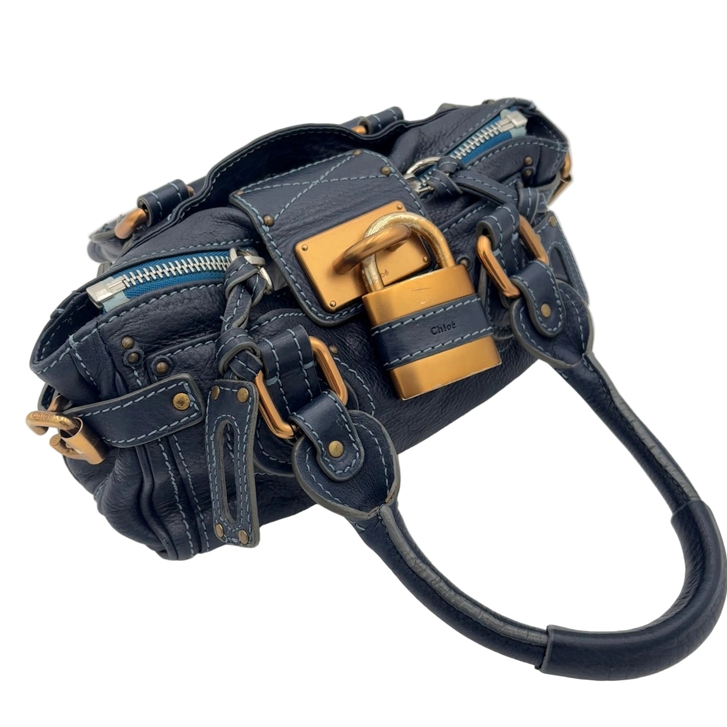 Chloe Paddington Leather Top Handle Handbag