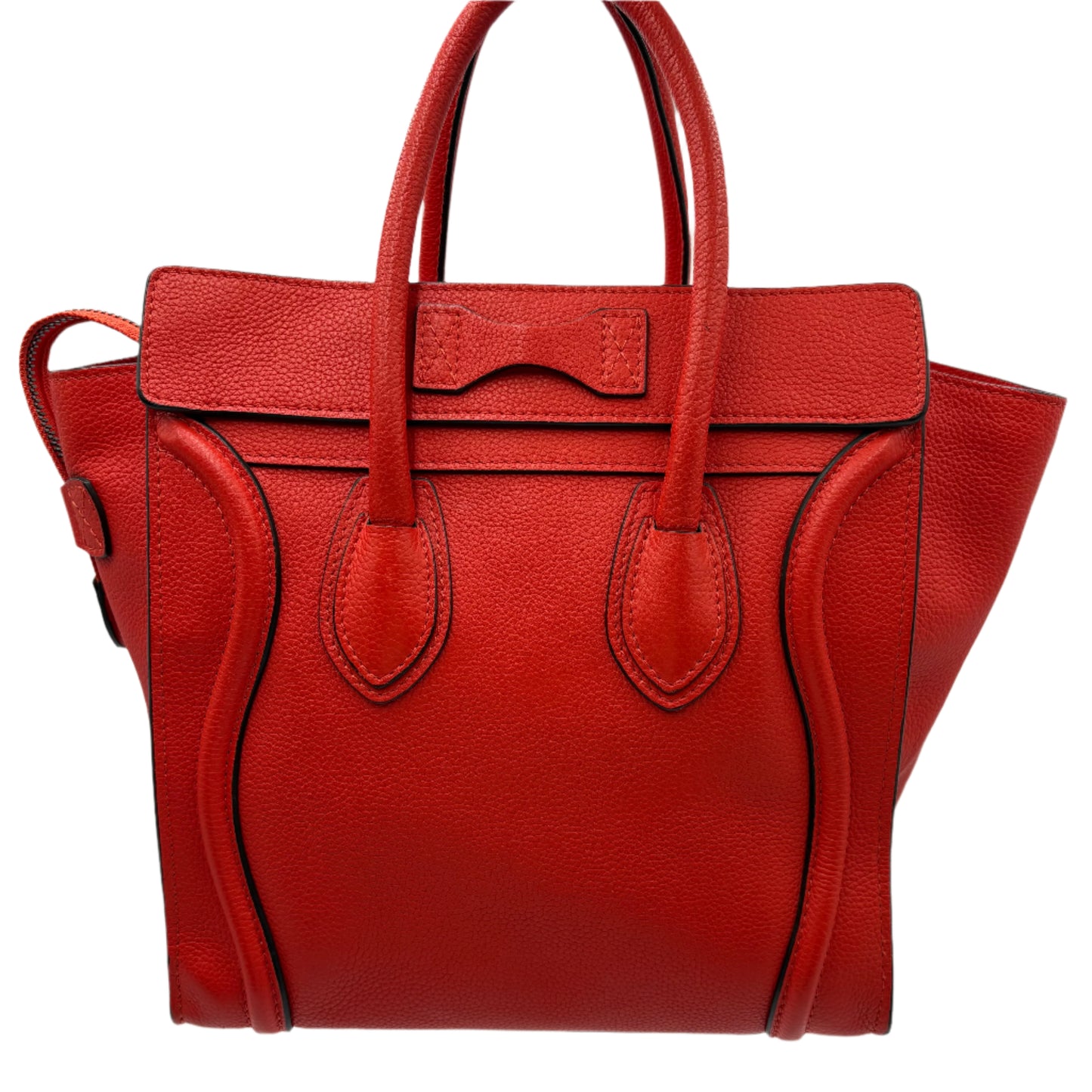 Celine Mini Luggage Bag Orange