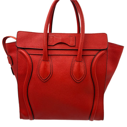 Celine Mini Luggage Bag Orange