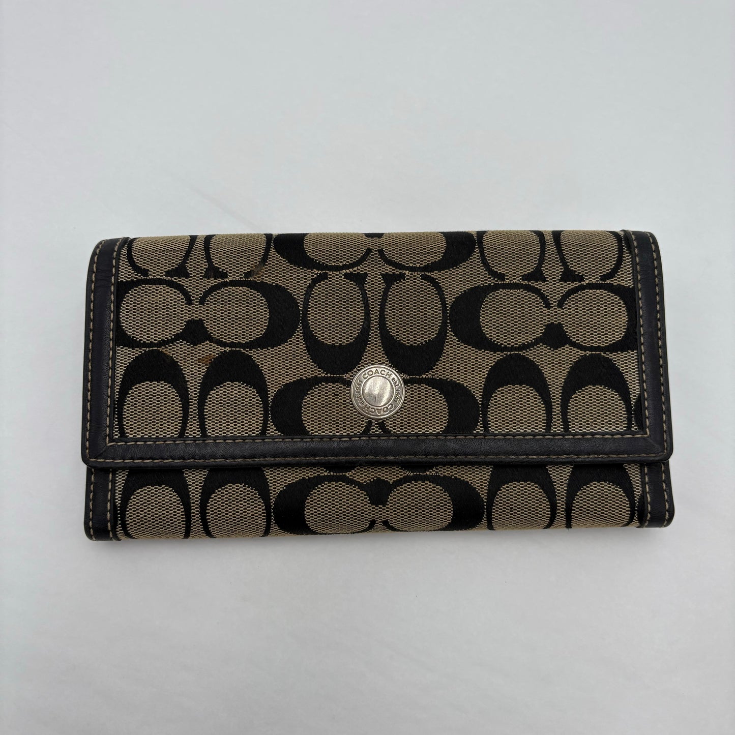 Coach Canvas Long Wallet