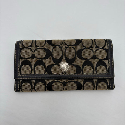 Coach Canvas Long Wallet