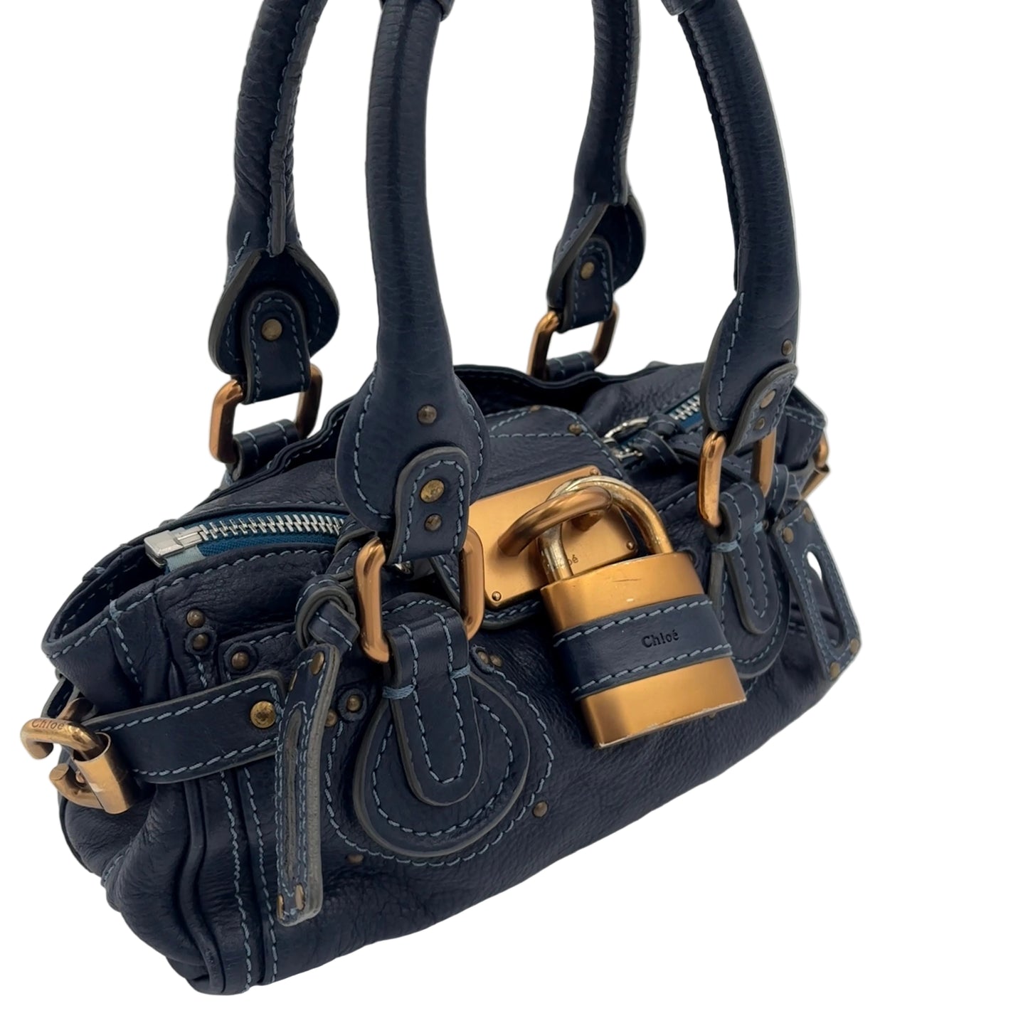 Chloe Paddington Leather Top Handle Handbag