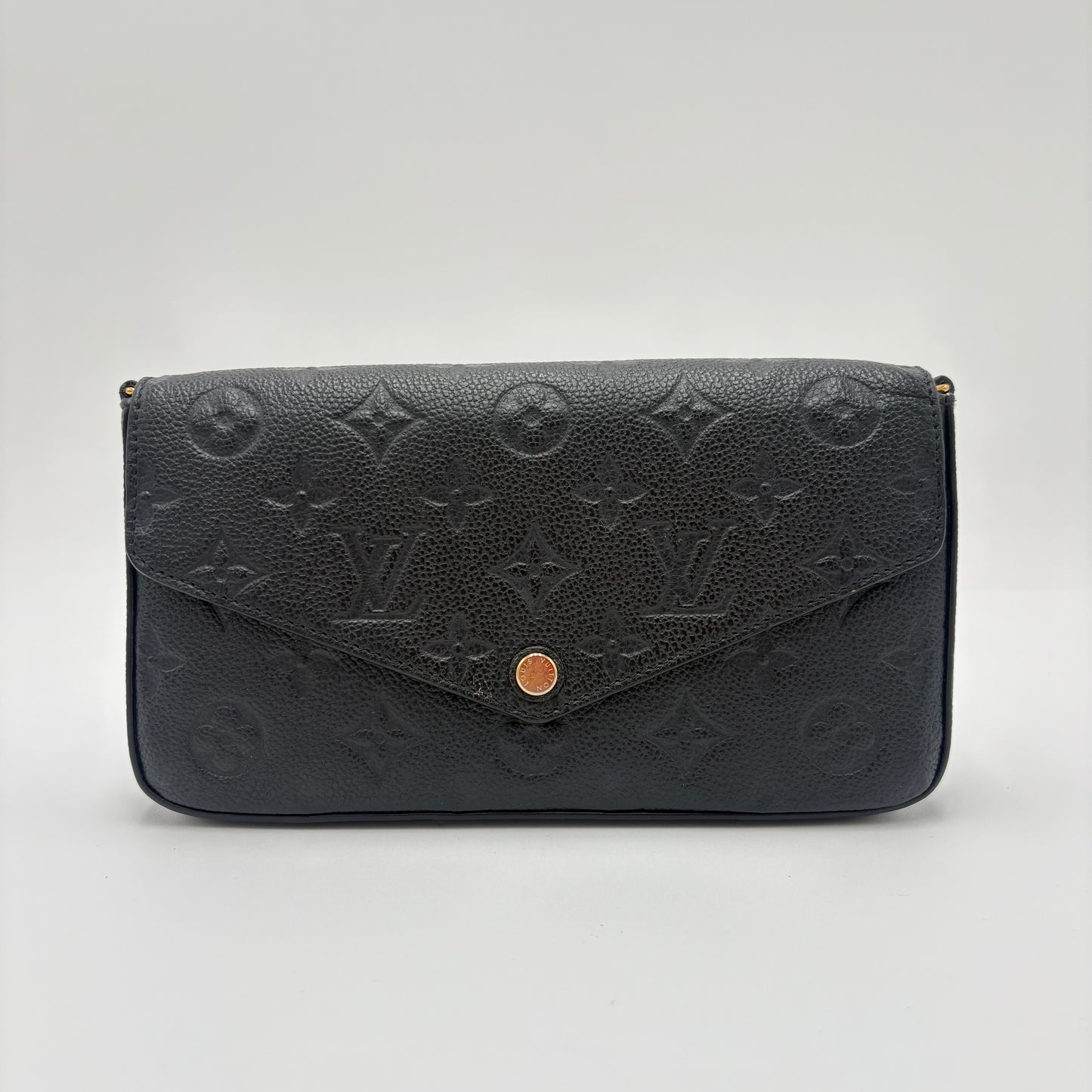 2022 Louis Vuitton Felicie Empreinte Black