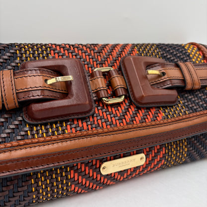 Burberry Prorsum Woven Margot Clutch