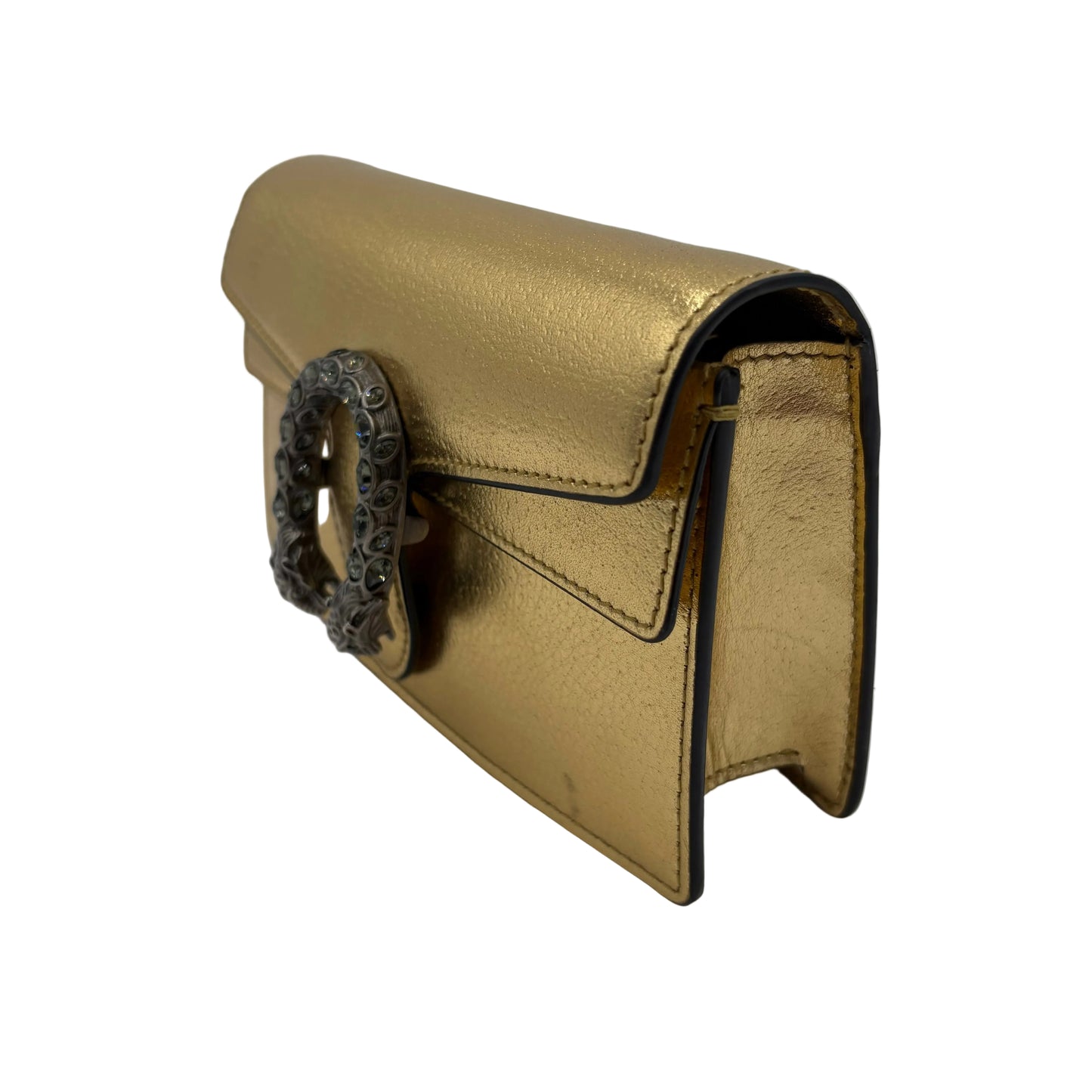 Gucci Super Mini Gold Dionysus Purse