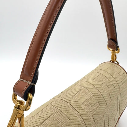 Fendi Raffia King Lucido Baguette