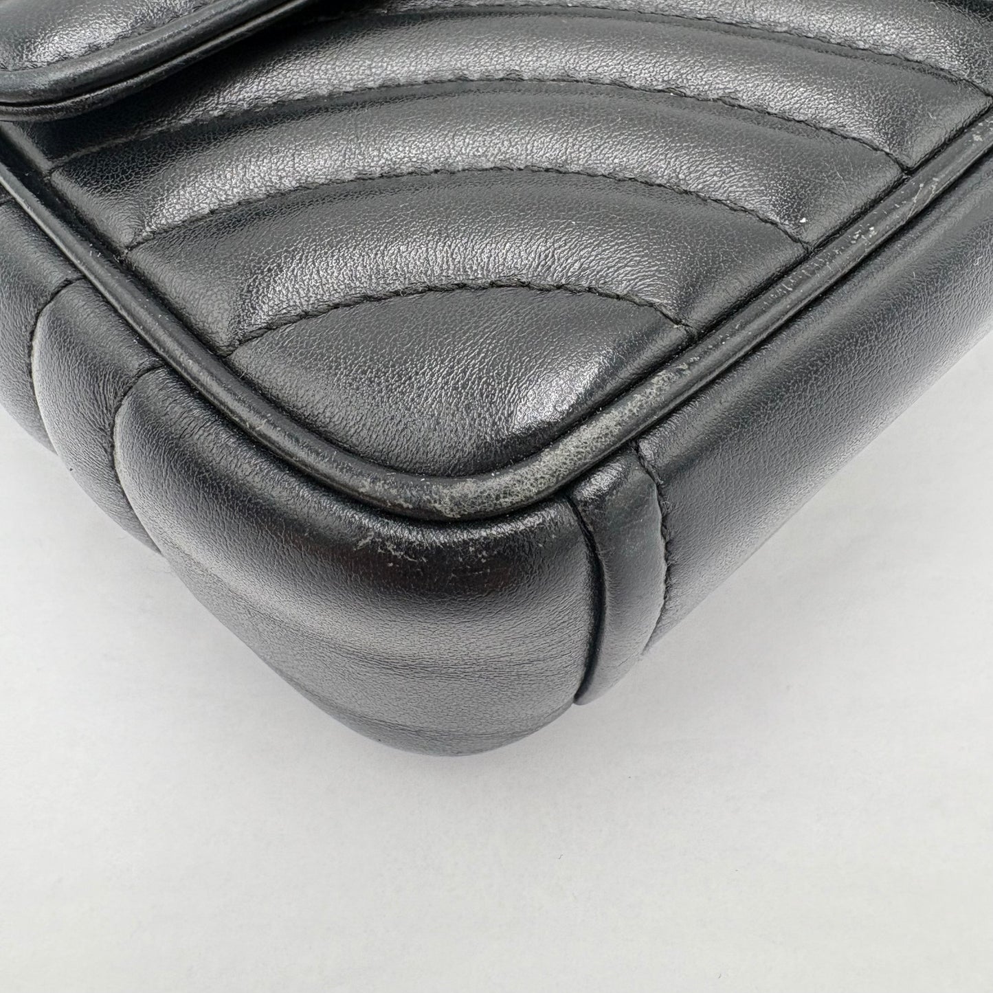 Prada Diagramme Quilted Leather Flap Bag