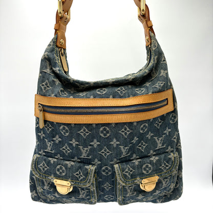 2006 Louis Vuitton Baggy Handbag Denim GM