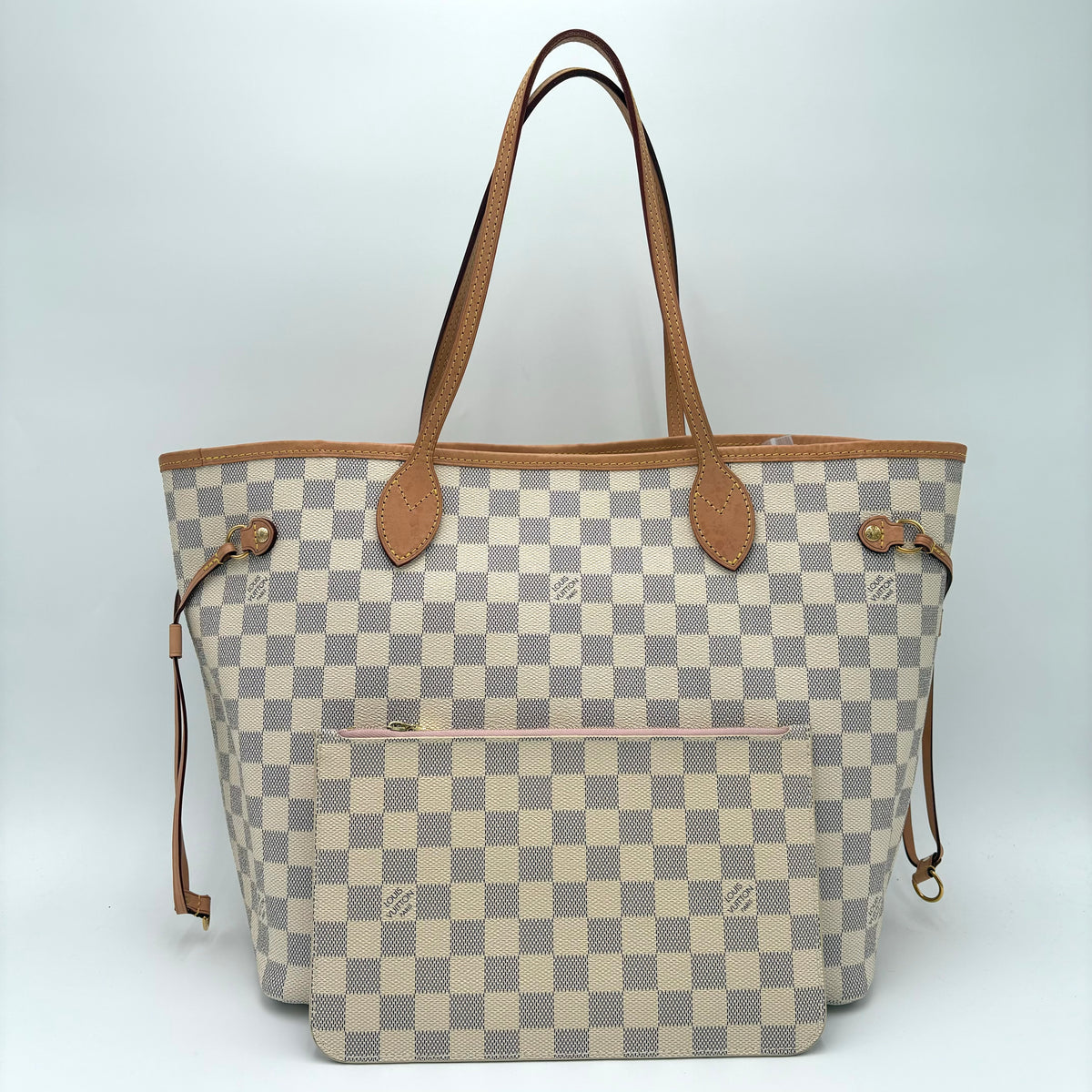 2020 Louis Vuitton Neverfull MM Damier Azur
