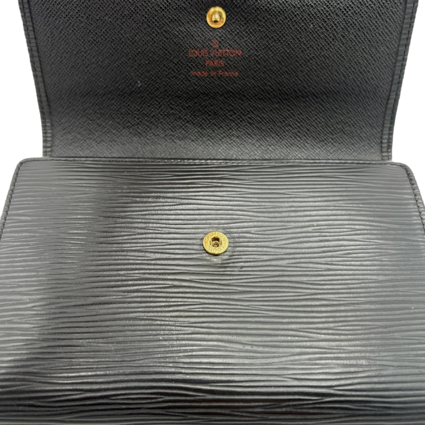 Louis Vuitton Trifold Wallet-Black epi