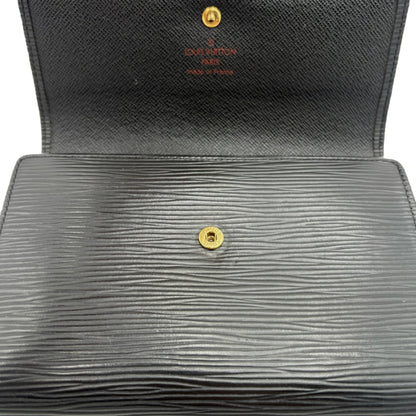 Louis Vuitton Trifold Wallet-Black epi