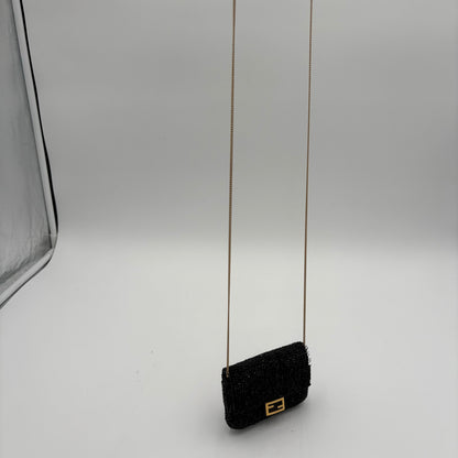 Fendi Nano Beaded Baguette Charm/Mini Bag