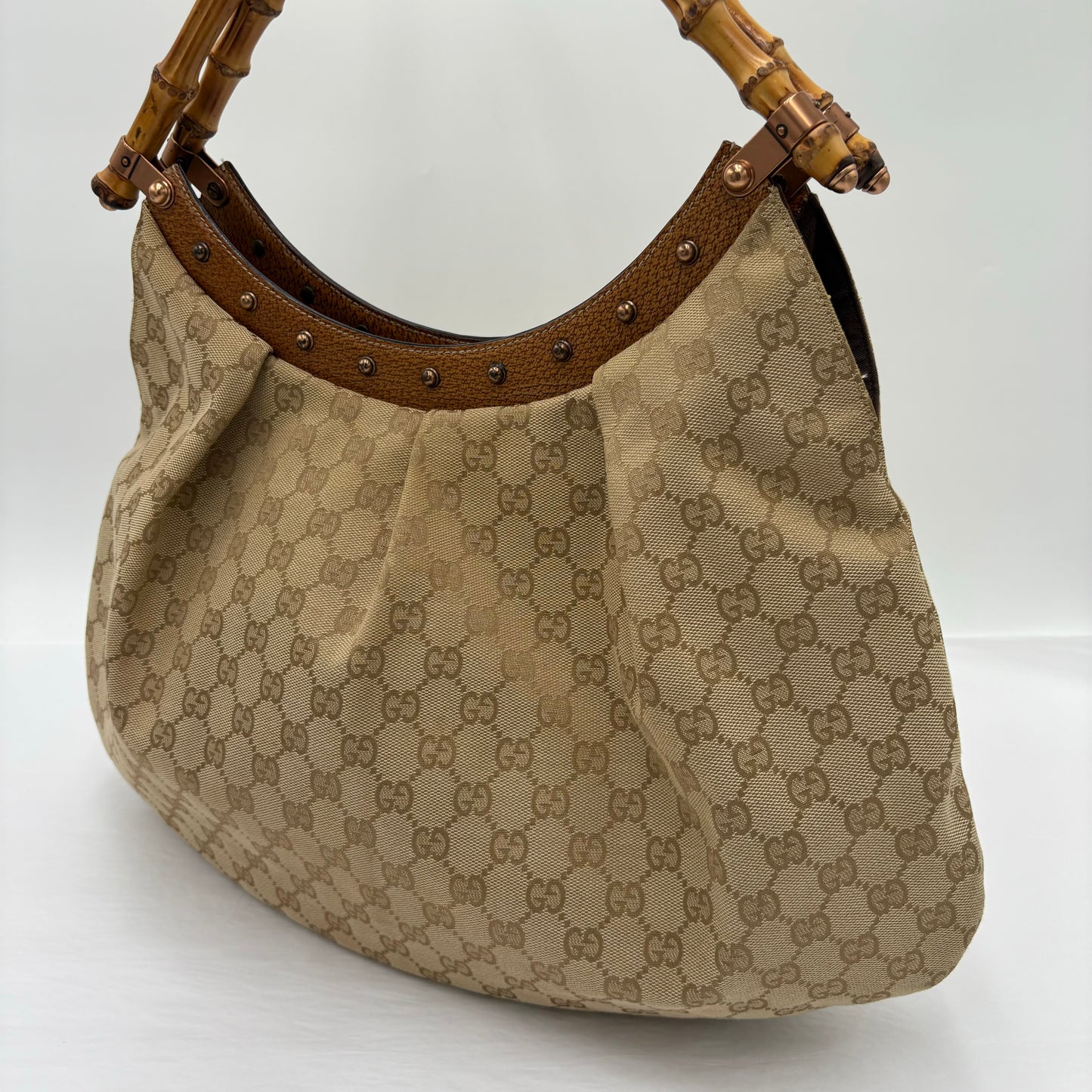2004/05 Gucci Studded Bamboo Top Handle Hobo