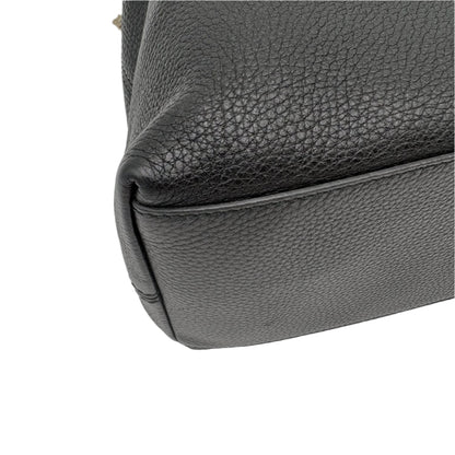 Gucci Soho Leather Chained Hobo Bag: Black