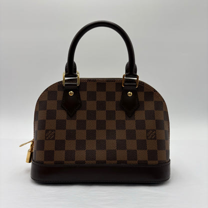 Chipped Louis Vuitton Alma BB Damier Ebene