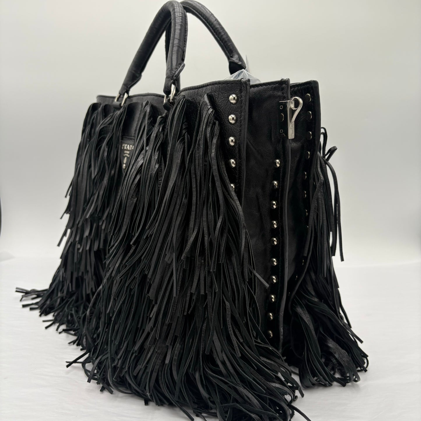 Prada Fringe Top Handle Bag