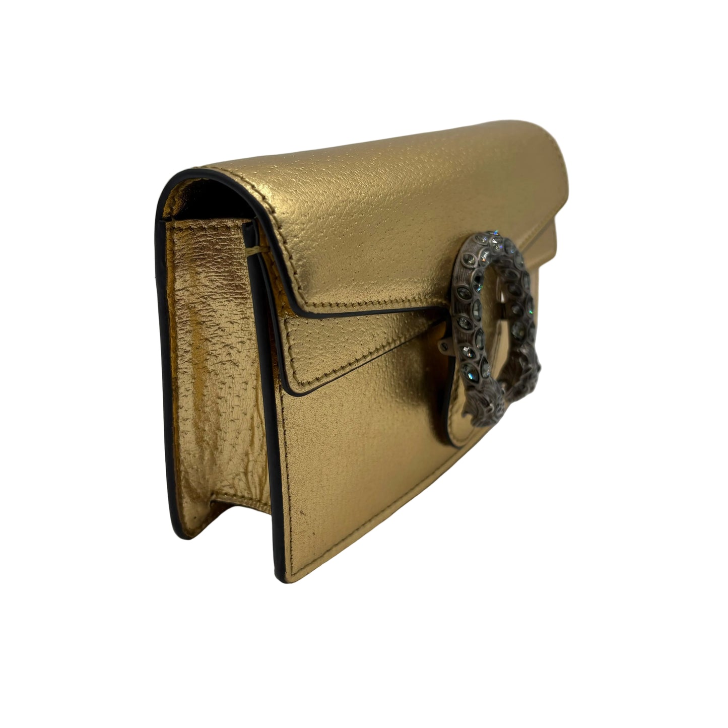 Gucci Super Mini Gold Dionysus Purse