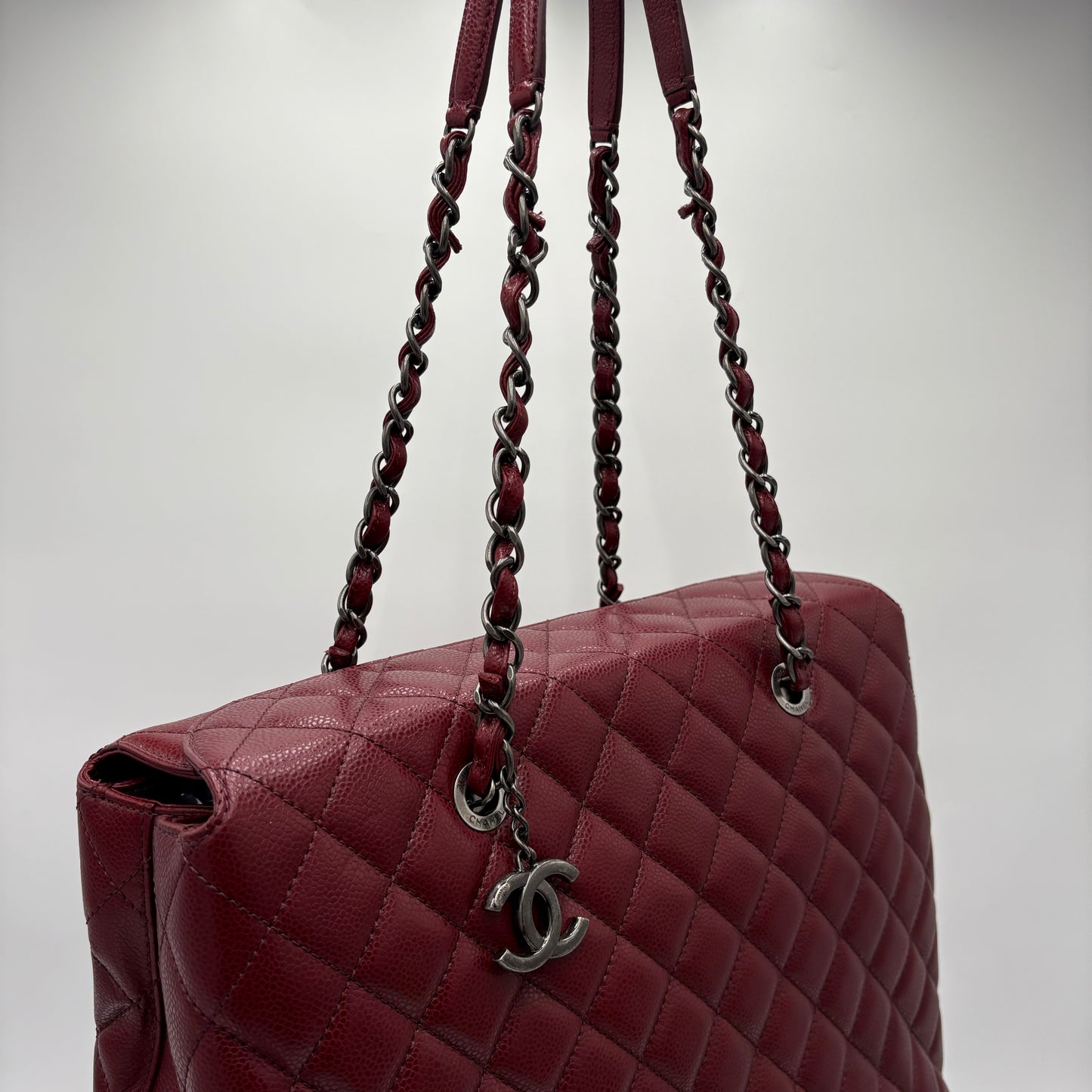 2015-16 Chanel Quilted City Shopping Tote