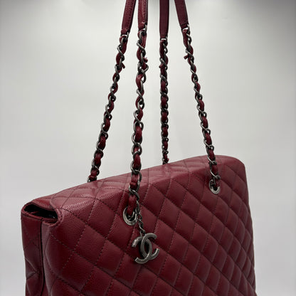 2015-16 Chanel Quilted City Shopping Tote
