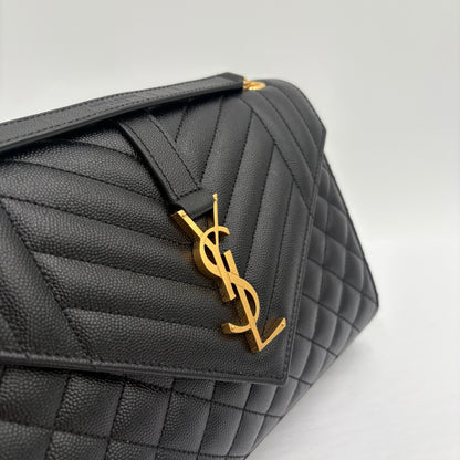 2023 Saint Laurent Medium Triquilt Envelope Purse