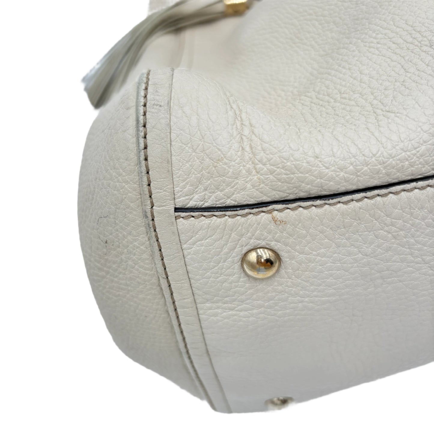 Gucci Soho Hobo Shoulder Bag-Ivory : Large