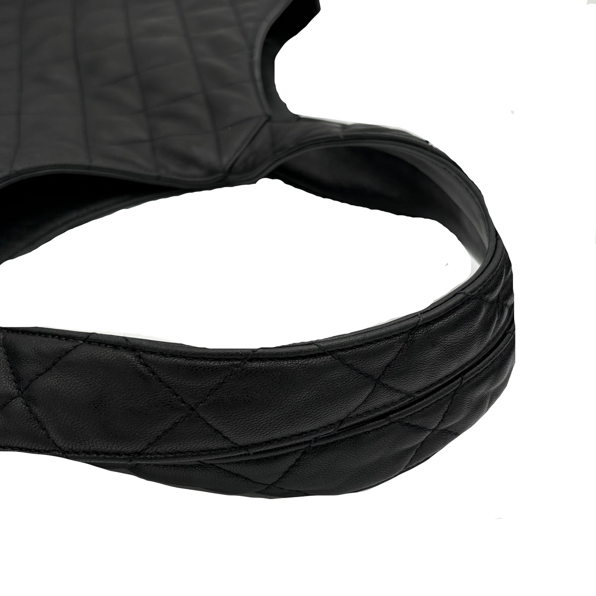 YSL Saint Laurent Quilted Icare Shopping Tote
