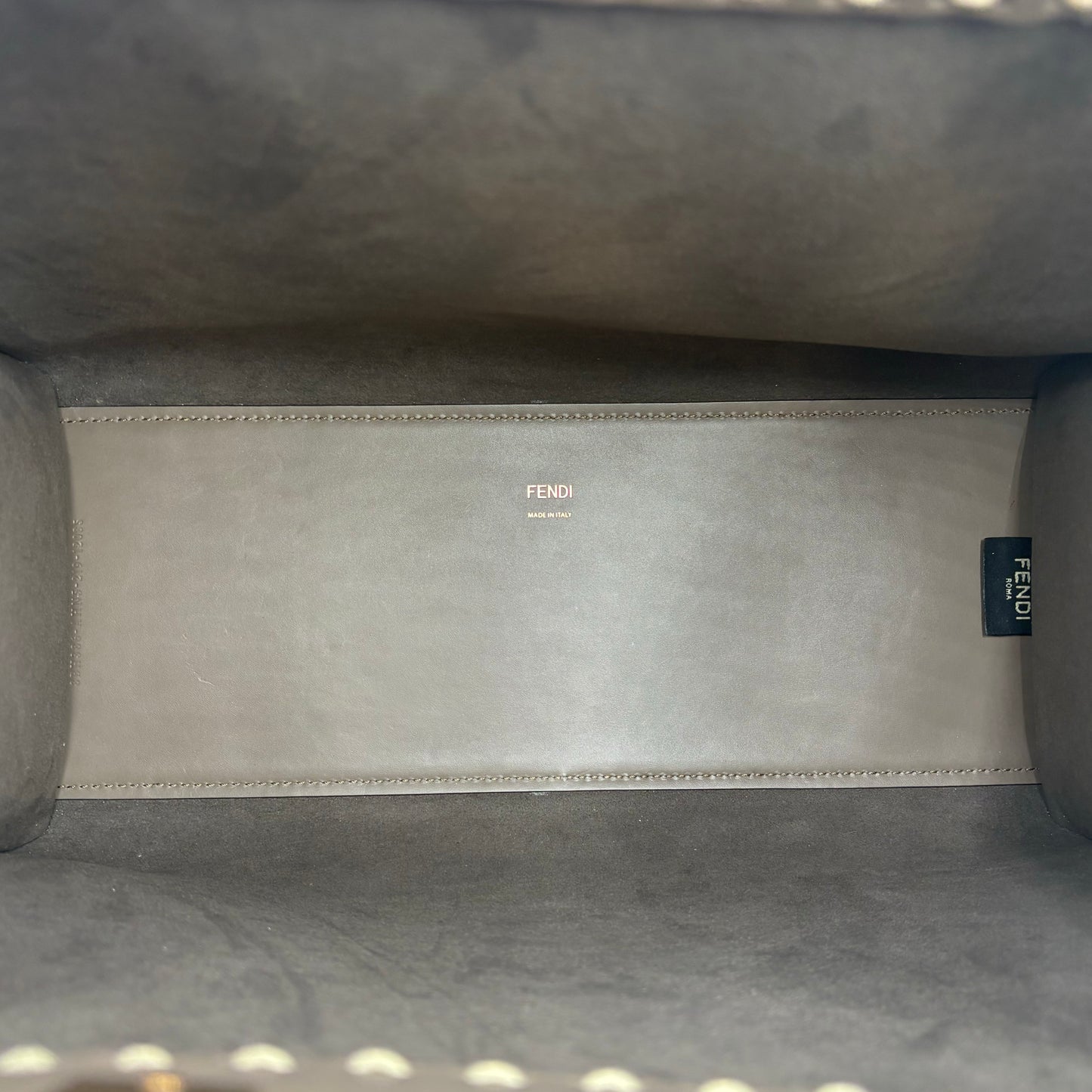 Fendi Python Trimmed Sunshine Tote