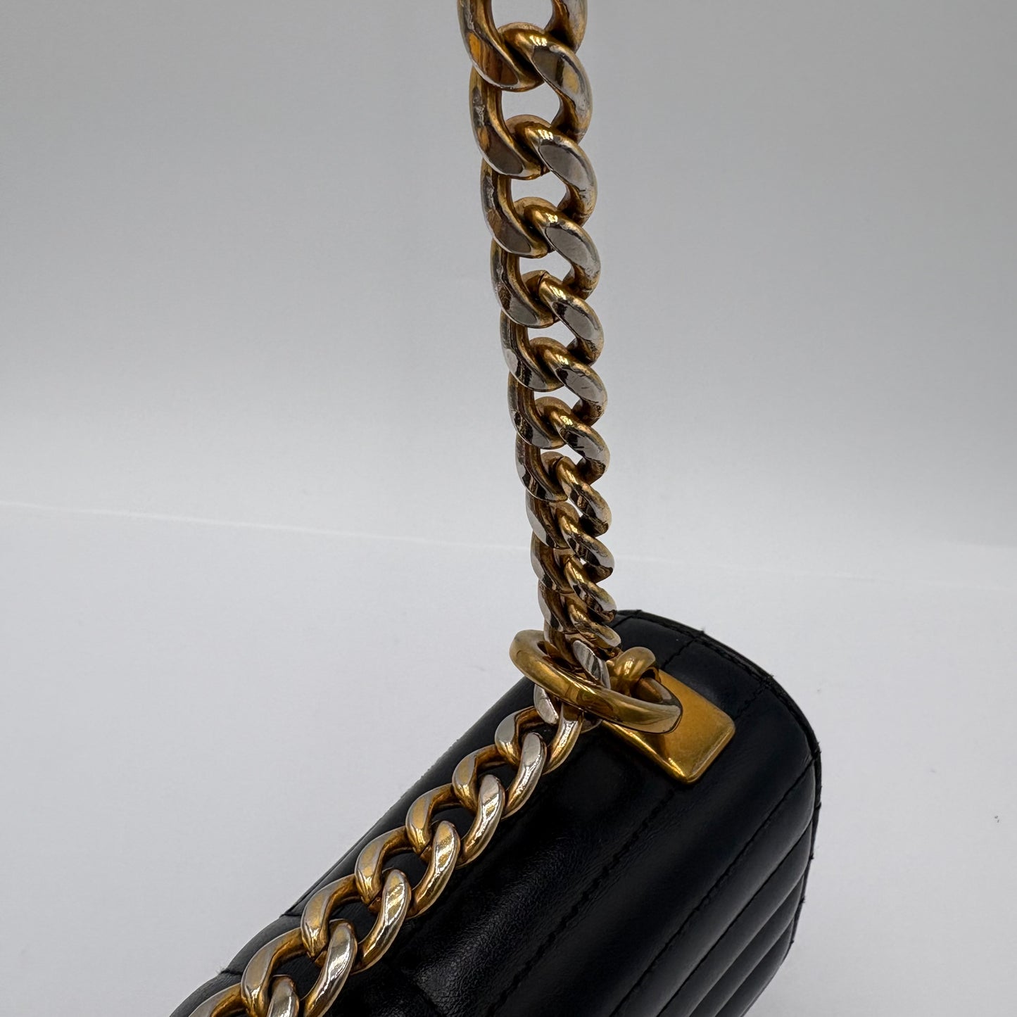 Prada Diagramme Quilted Leather Flap Bag