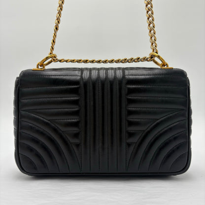 Prada Diagramme Quilted Leather Flap Bag
