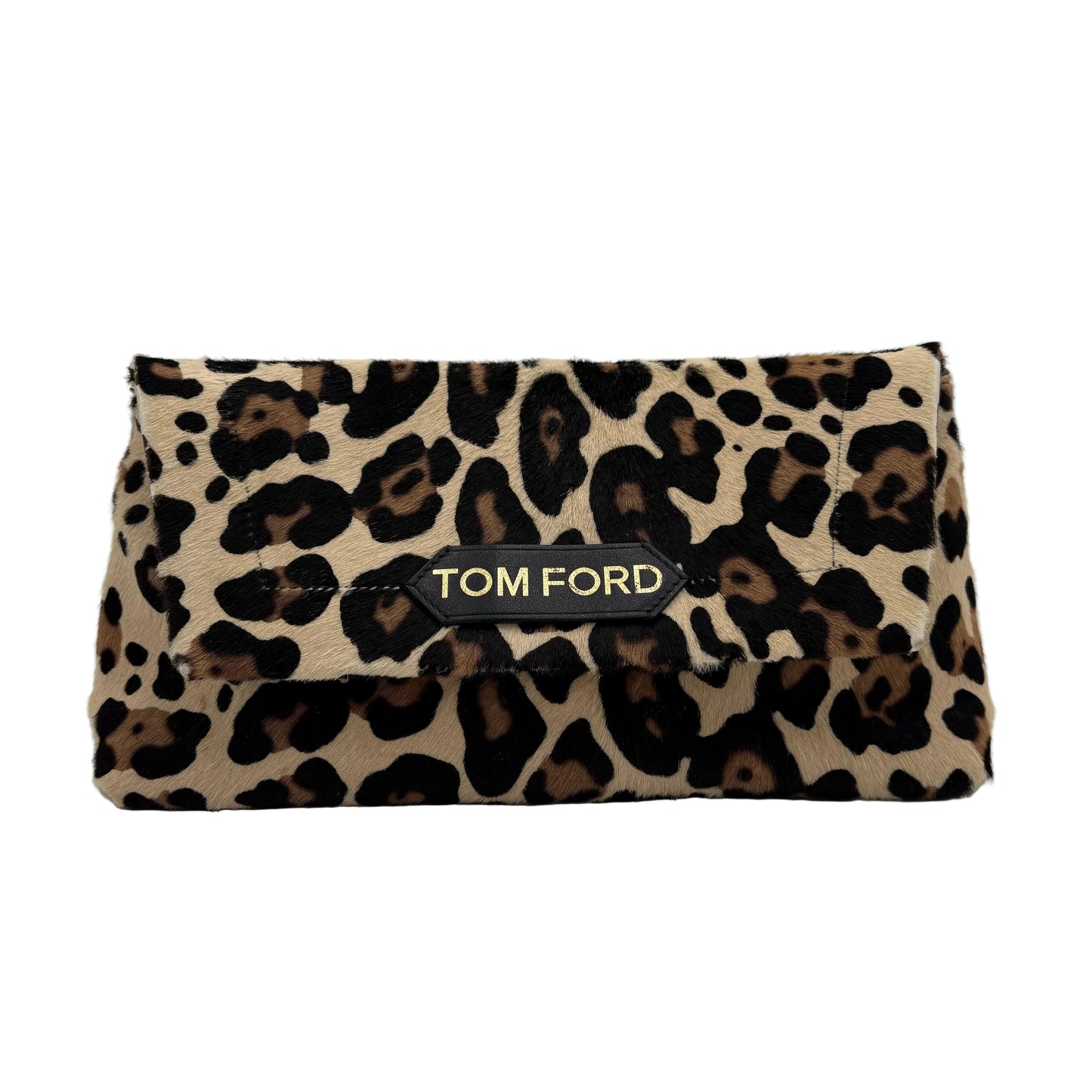 Tom Ford Cowhide Leopard Clutch