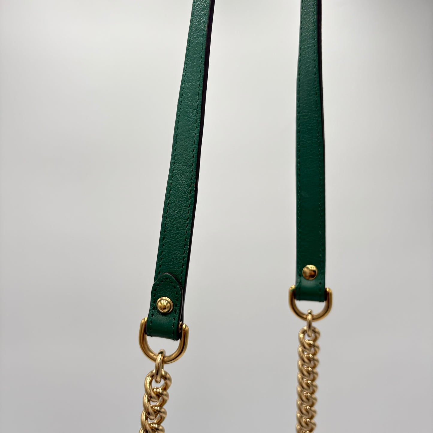 Gucci Diagonal Quilted Enamel Flap