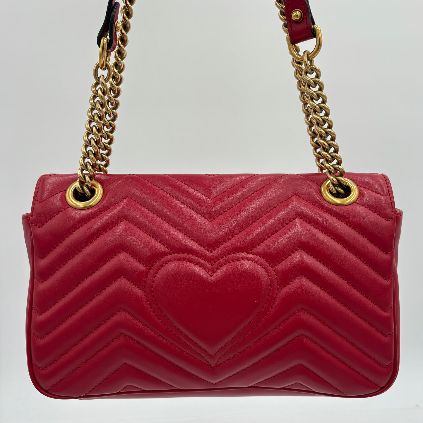 Gucci Small Red Marmomt Flap