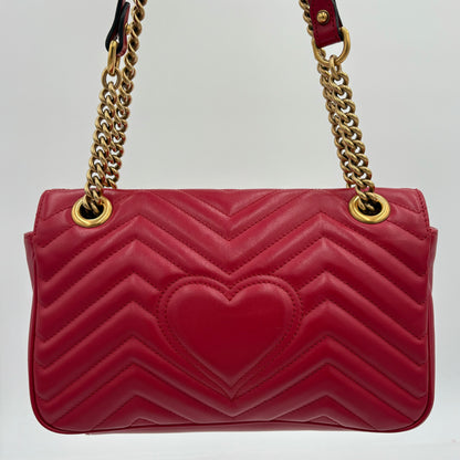 Gucci Small Red Marmomt Flap