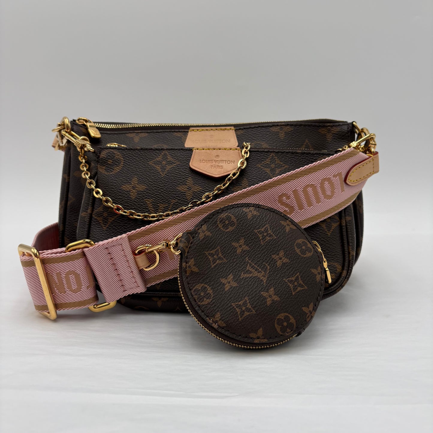 Louis Vuitton Multi Pochette Accessories Light Pink