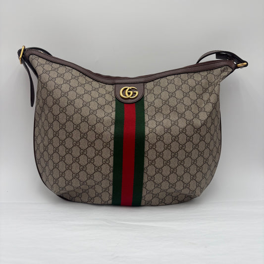 Gucci Ophidia Large Half Moon Hobo Bag