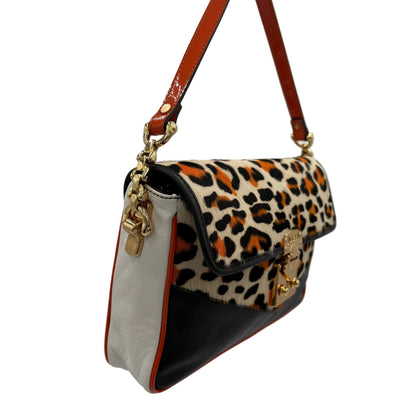 Just Cavalli Leopard Fur/Leather Purse