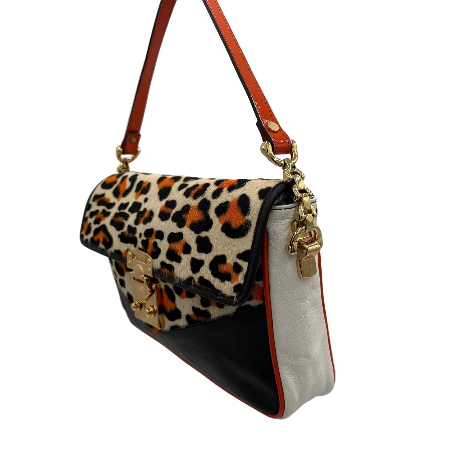 Just Cavalli Leopard Fur/Leather Purse