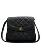 1996 Chanel Flap Shoulder Bag-Black Caviar