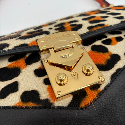 Just Cavalli Leopard Fur/Leather Purse